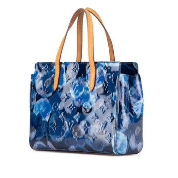 Blue Louis Vuitton Vernis Catalina Ikat BB Handbag