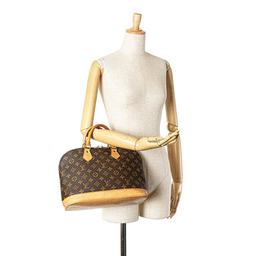 Brown Louis Vuitton Monogram Alma PM Handbag