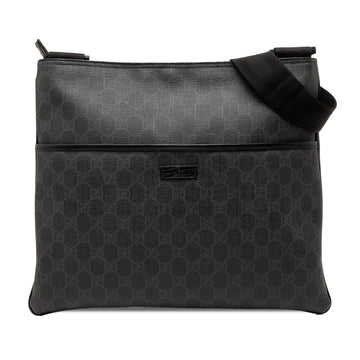 Flat Messenger Bag GG Coated Canvas Large