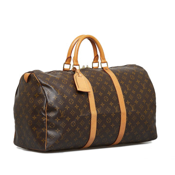 Louis Vuitton Keepall 50 Monogram Leather/canvas
