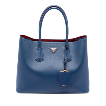 Cuir Double Tote Saffiano Leather Medium