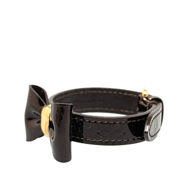 Purple Louis Vuitton Vernis Bow Bracelet