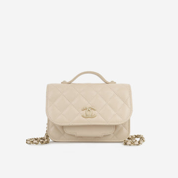 Mini Business Affinity Clutch on Chain