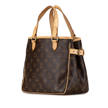 Brown Louis Vuitton Monogram Batignolles Vertical PM Handbag