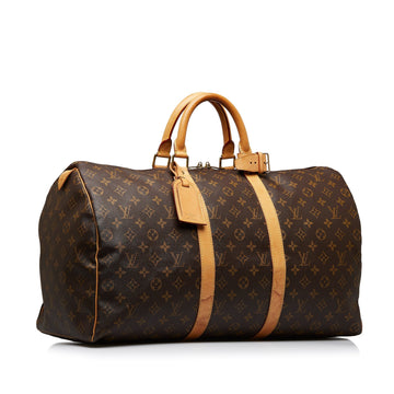 Louis Vuitton Keepall 50 Monogram Leather/canvas