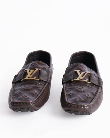 Louis vuitton  embossed loafers