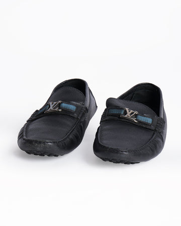 Louis Viutton  Carlo Moccasins Loafers in balck