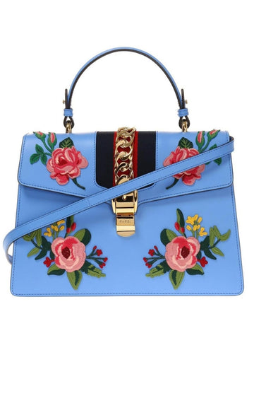 Sylvie Leather Shoulder Bag