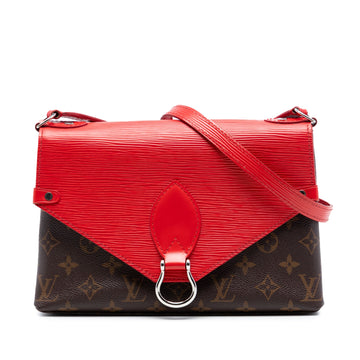 Saint Michel Handbag Monogram Canvas and Epi Leather