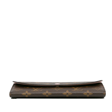 Brown Louis Vuitton Monogram Emilie Wallet