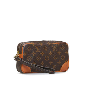 Louis Vuitton Marly Dragonne Clutch PM Monogram Leather/canvas