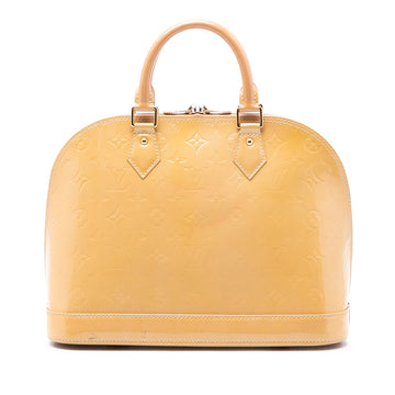 Alma Handbag Monogram Vernis PM