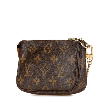 Brown Louis Vuitton Monogram Trunks and Bags Mini Pochette Accessoires