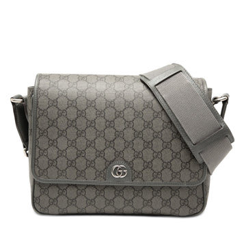 Ophidia Flap Messenger Bag GG Coated Canvas Medium
