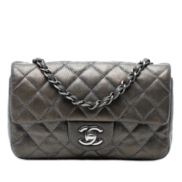 Classic Single Flap Bag Quilted Leather Mini