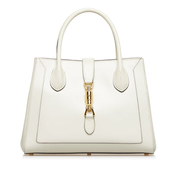 Gucci Jackie 1961 Medium White Leather Gold