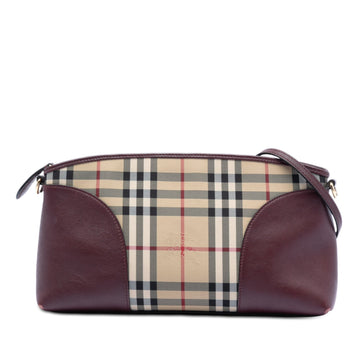 Chichester Crossbody Bag Horseferry Check Canvas and Leather Small