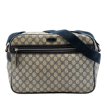Front Zip Camera Bag GG Coated Canvas Large