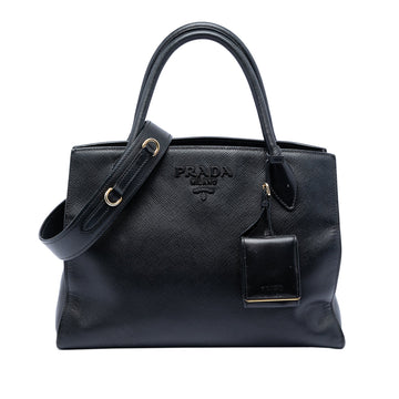 Monochrome Tote Saffiano with City Calf Medium