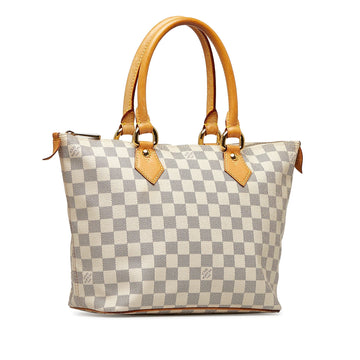 Louis Vuitton Saleya PM Damier Azur Leather/canvas