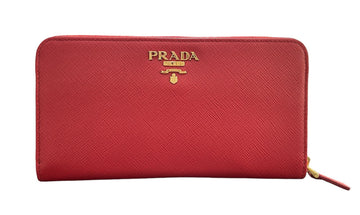 Prada Red Long Wallet