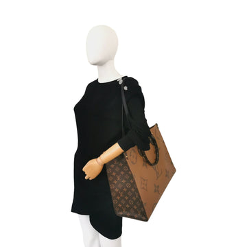 Louis Vuitton Onthego GM Brown Giant Monogram Leather/canvas
