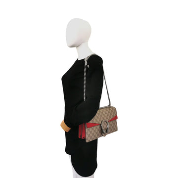 Gucci Dionysus Small GG Leather/canvas Red