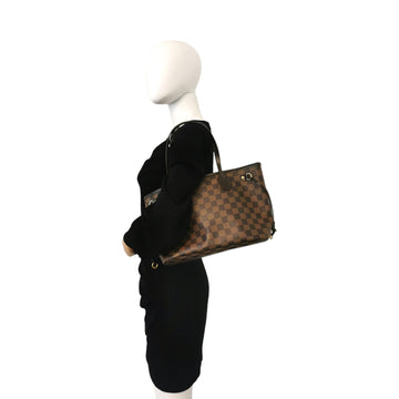 Louis Vuitton Neverfull PM Damier Ebene Leather/canvas