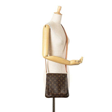 Brown Louis Vuitton Monogram Musette Salsa Long Strap
