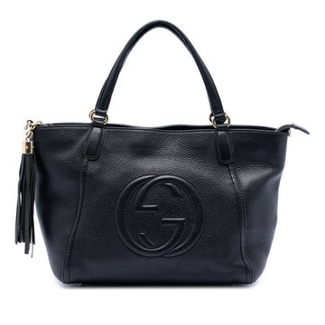 Soho Convertible Top Handle Bag Leather Small