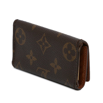 Brown Louis Vuitton Monogram 4 Key Holder