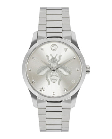 Gucci Unisex-Adult  Stainless Steel 38mm Bracelet Fashion Watch