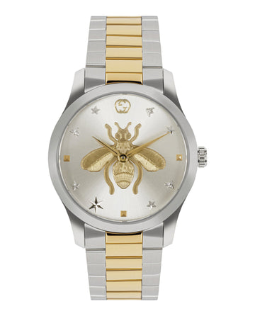 Gucci Unisex-Adult  Two Tone 38mm Bracelet Fashion Watch