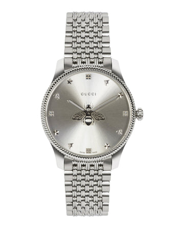 Gucci Womens  Stainless Steel 36mm Bracelet Fashion Watch