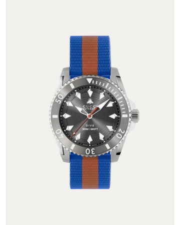 Gucci Dive Watch Automatic Movement Grey Wrist Watches