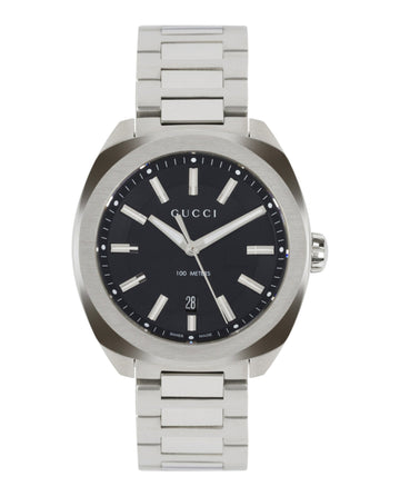 Gucci Mens  Stainless Steel 41mm Bracelet Fashion Watch