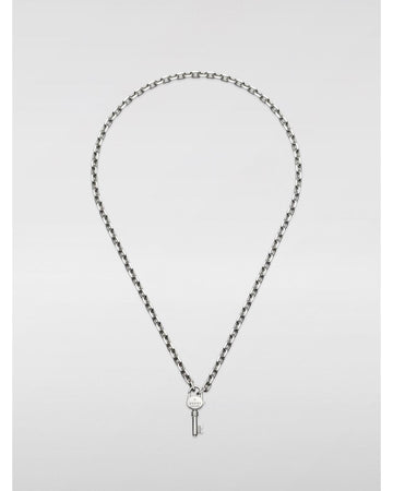 Gucci Chain Key Necklace Women Silver Jewelry