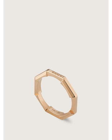 Gucci Hexagonal Ring Rose Gold Luxury Women Jewelry