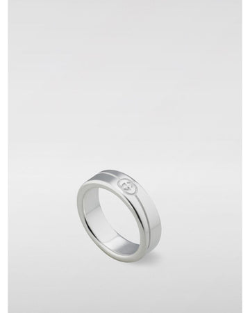 Gucci Interlocking G Silver Ring Women Jewelry