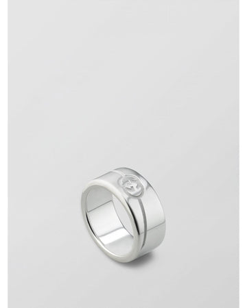 Gucci Interlocking G Silver Ring Women Jewelry