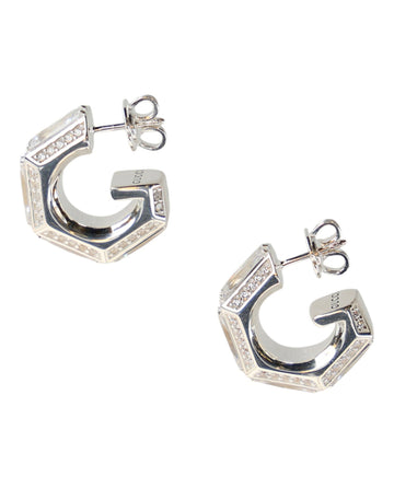 Gucci Womens G Cube Earrings