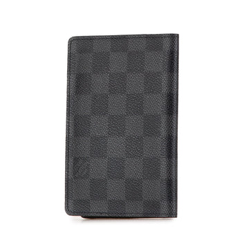 Black Louis Vuitton Damier Graphite Passport Cover