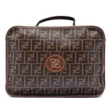 Zip Around Travel Bag Zucca Coated Canvas Small