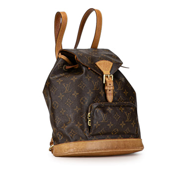 Brown Louis Vuitton Monogram Montsouris MM Backpack