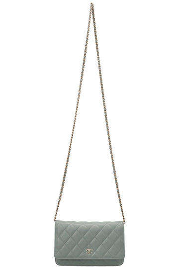 CHANEL WOC Caviar Sage