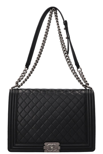 CHANEL Boy Bag Large Black