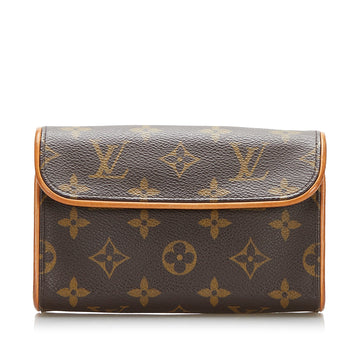 Louis Vuitton Pochette Florentine Monogram Leather/canvas