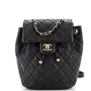 CHANEL Urban Spirit NM Backpack Quilted Caviar Mini