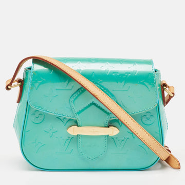 Louis Vuitton Bleu Lagon Monogram Vernis Bellflower Pm Bag