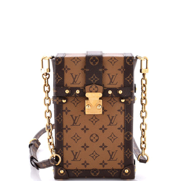 Vertical Trunk Pochette Reverse Monogram Canvas